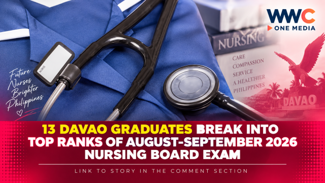13 Davao Graduates Break Into Top Ranks of August-September 2026 Nursing Board Exam