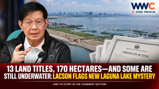 13 Land Titles, 170 Hectares—and Some Are Still Underwater: Lacson Flags New Laguna Lake Mystery