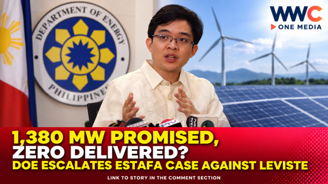1,380 MW Promised, Zero Delivered? DOE Escalates Estafa Case Against LEVISTE