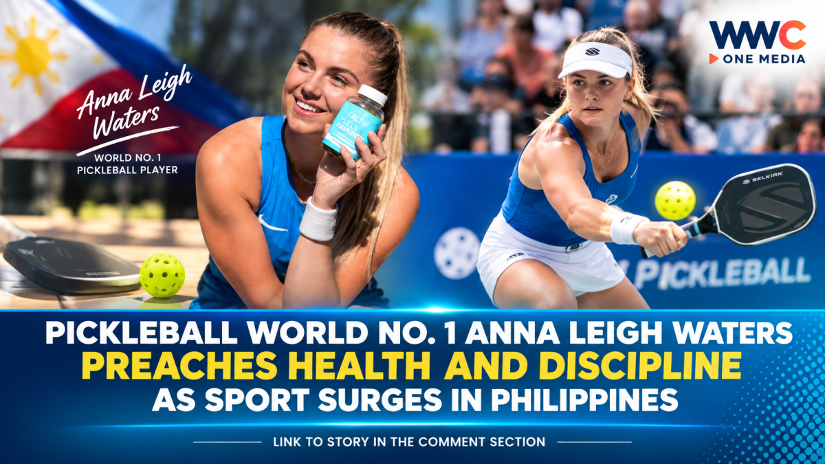 Pickleball World No. 1 Anna Leigh Waters Preaches Health and Discipline as Sport Surges in Philippines