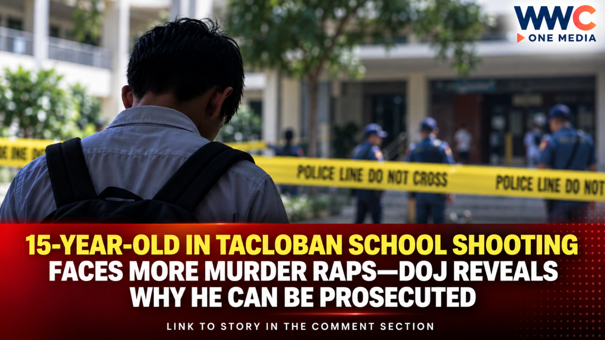 15-Year-Old in Tacloban School Shooting Faces More Murder Raps—DOJ Reveals Why He Can Be Prosecuted
