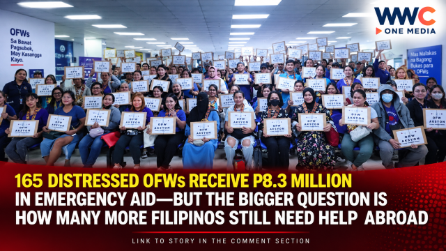 165 Distressed OFWs Receive P8.3 Million in Emergency Aid—But the Bigger Question Is How Many More Filipinos Still Need Help Abroad
