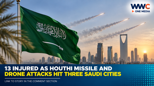 13 Injured as Houthi Missile and Drone Attacks Hit Three Saudi Cities