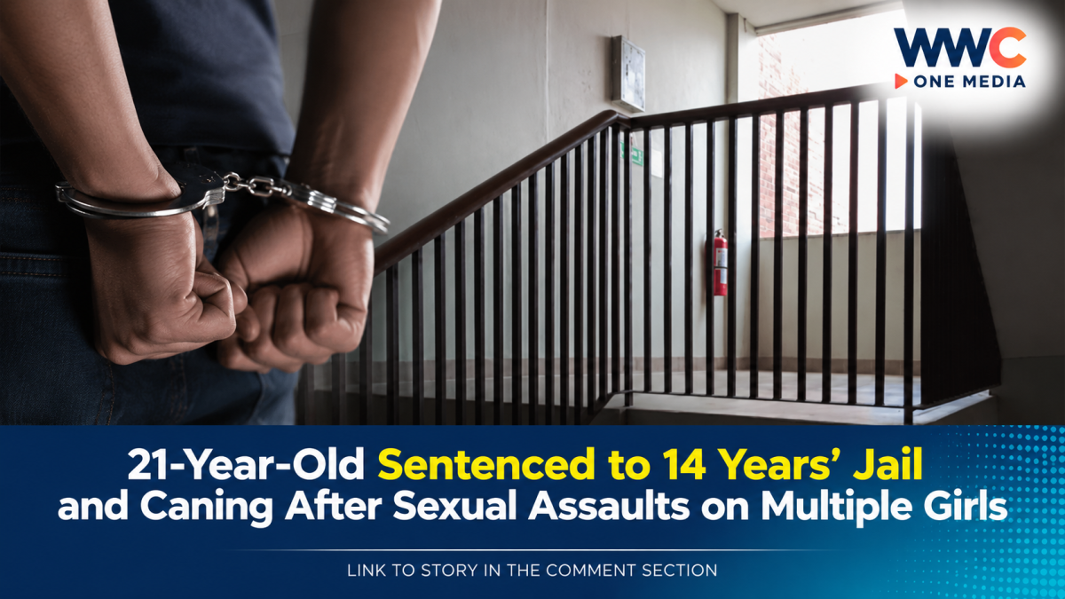 21-Year-Old Sentenced to 14 Years’ Jail and Caning After Sexual Assaults on Multiple Girls