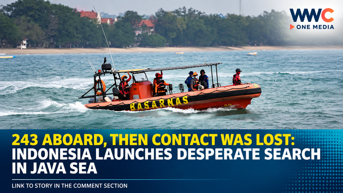 243 Aboard, Then Contact Was Lost: Indonesia Launches Desperate Search in Java Sea