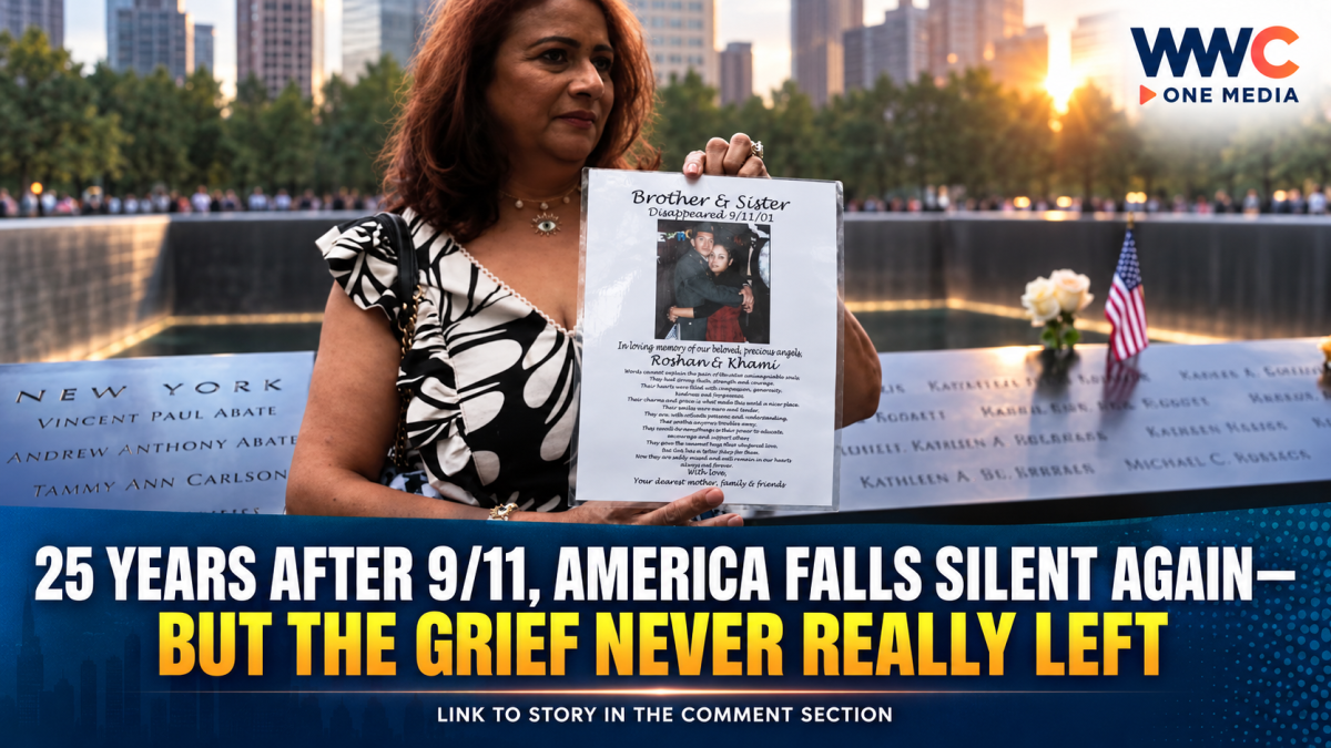 25 Years After 9/11, America Falls Silent Again—But the Grief Never Really Left