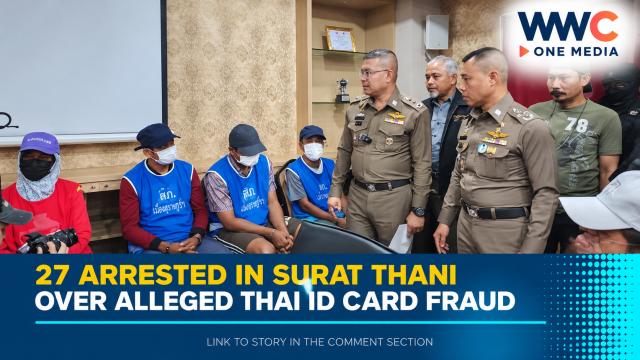 27 Arrested in Surat Thani Over Alleged Thai ID Card Fraud