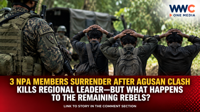 3 NPA Members Surrender After Agusan Clash Kills Regional Leader—But What Happens to the Remaining Rebels?