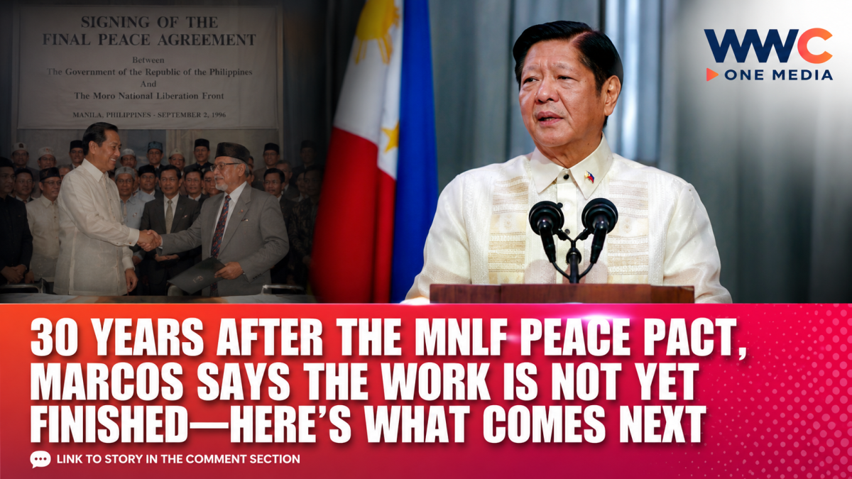 30 Years After the MNLF Peace Pact, Marcos Says the Work Is Not Yet Finished—Here’s What Comes Next