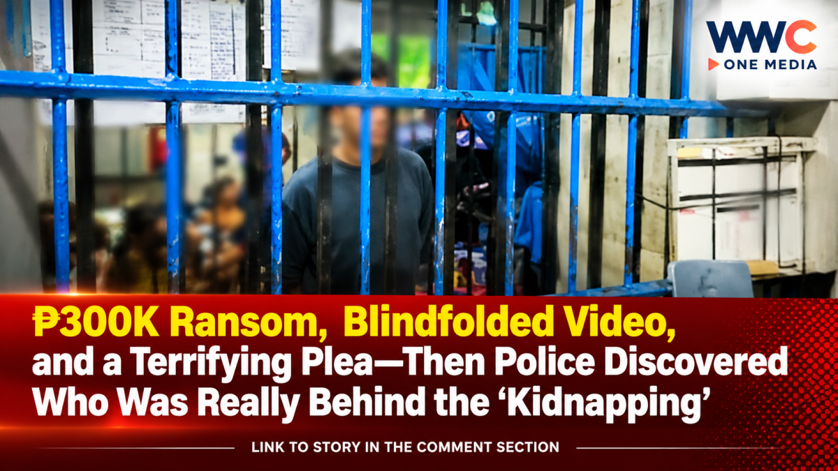 ₱300K Ransom, Blindfolded Video, and a Terrifying Plea—Then Police Discovered Who Was Really Behind the ‘Kidnapping’