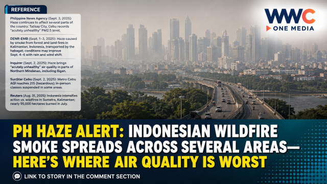 PH Haze Alert: Indonesian Wildfire Smoke Spreads Across Several Areas—Here’s Where Air Quality Is Worst