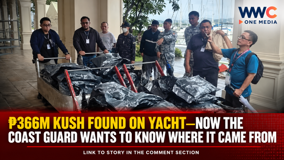 ₱366M Kush Found on Yacht—Now the Coast Guard Wants to Know Where It Came From