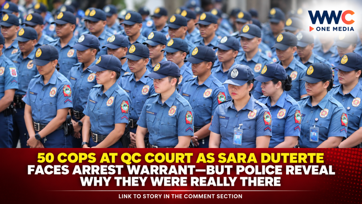 50 Cops at QC Court as Sara Duterte Faces Arrest Warrant—But Police Reveal Why They Were Really There