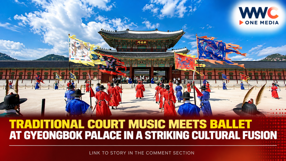 Traditional Court Music Meets Ballet at Gyeongbok Palace in a Striking Cultural Fusion