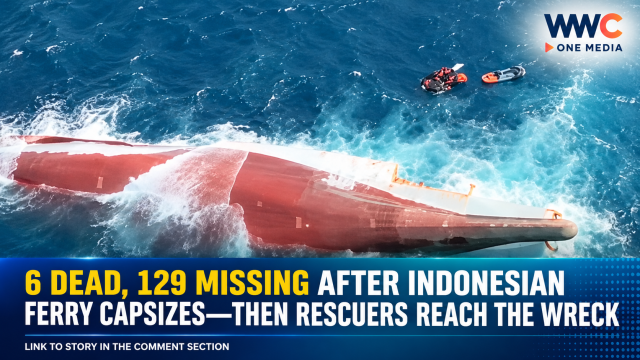 6 Dead, 129 Missing After Indonesian Ferry Capsizes—Then Rescuers Reach the Wreck