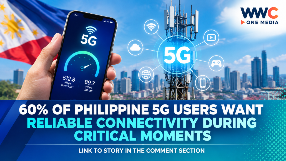 60% of Philippine 5G Users Want Reliable Connectivity During Critical Moments