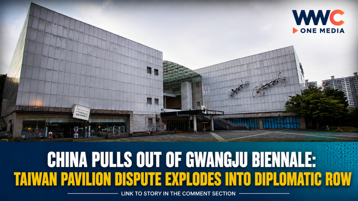 CHINA PULLS OUT OF GWANGJU BIENNALE: Taiwan Pavilion Dispute Explodes Into Diplomatic Row