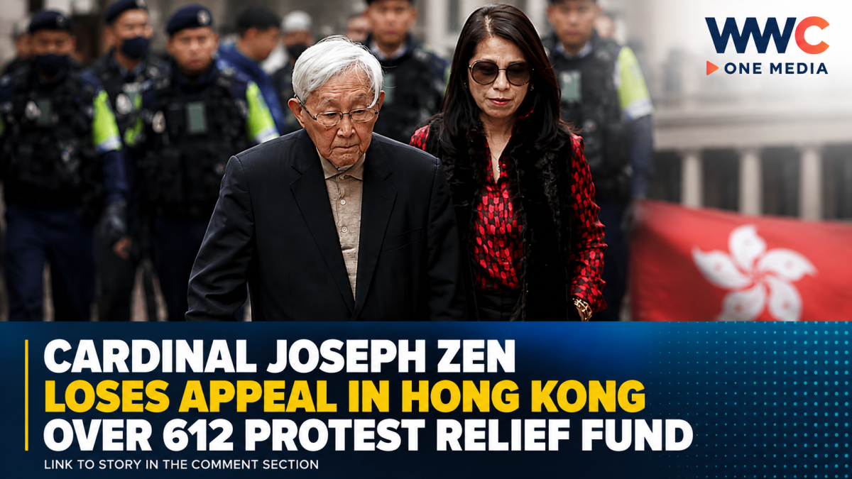 Cardinal Joseph Zen Loses Appeal in Hong Kong Over 612 Protest Relief Fund