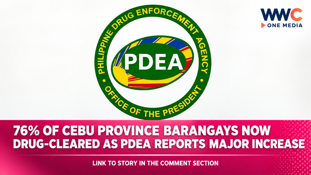 76% of Cebu Province Barangays Now Drug-Cleared as PDEA Reports Major Increase