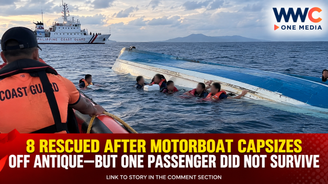 8 Rescued After Motorboat Capsizes Off Antique—But One Passenger Did Not Survive