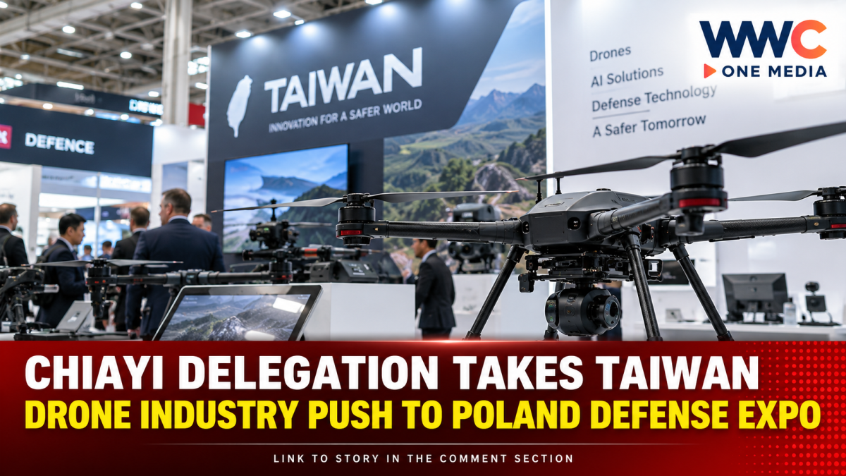 Chiayi Delegation Takes Taiwan Drone Industry Push to Poland Defense Expo