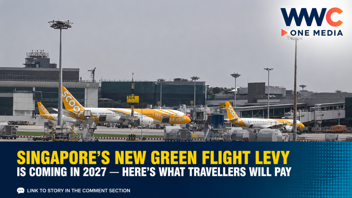 Singapore’s New Green Flight Levy Is Coming in 2027 — Here’s What Travellers Will Pay