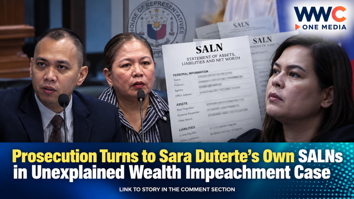 Prosecution Turns to Sara Duterte’s Own SALNs in Unexplained Wealth Impeachment Case