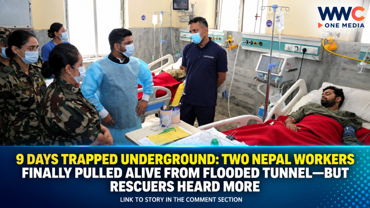 9 Days Trapped Underground: Two Nepal Workers Finally Pulled Alive From Flooded Tunnel—But Rescuers Heard More