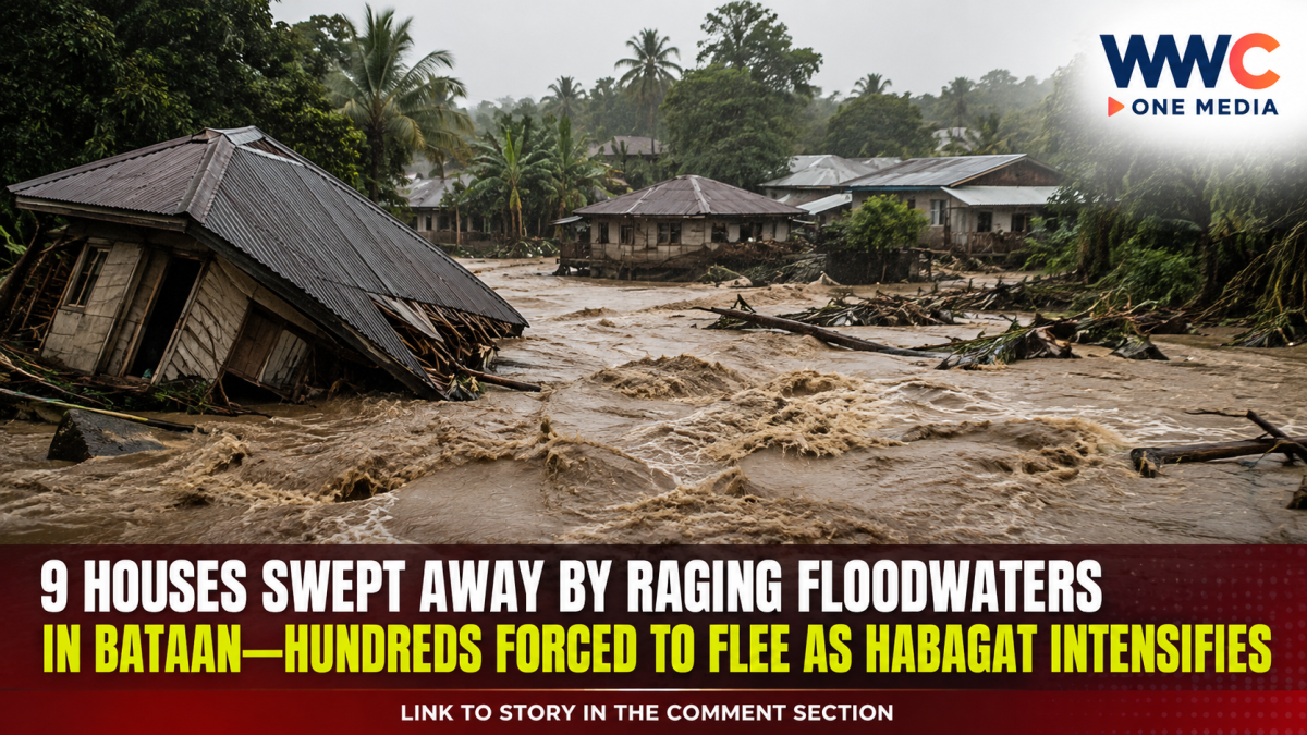 9 Houses Swept Away by Raging Floodwaters in Bataan—Hundreds Forced to Flee as Habagat Intensifies