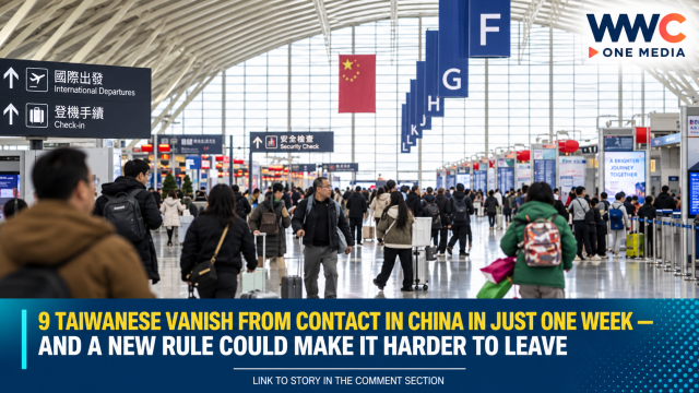 9 Taiwanese Vanish From Contact in China in Just One Week — And a New Rule Could Make It Harder to Leave
