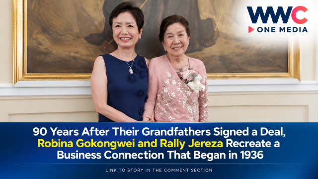 90 Years After Their Grandfathers Signed a Deal, Robina Gokongwei and Rally Jereza Recreate a Business Connection That Began in 1936