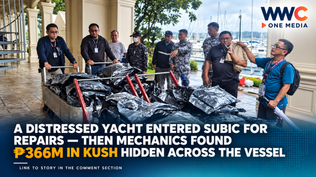 A Distressed Yacht Entered Subic for Repairs — Then Mechanics Found ₱366M in Kush Hidden Across the Vessel