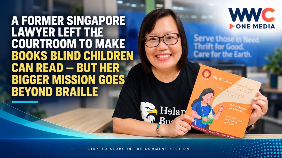 A Former Singapore Lawyer Left the Courtroom to Make Books Blind Children Can Read — But Her Bigger Mission Goes Beyond Braille