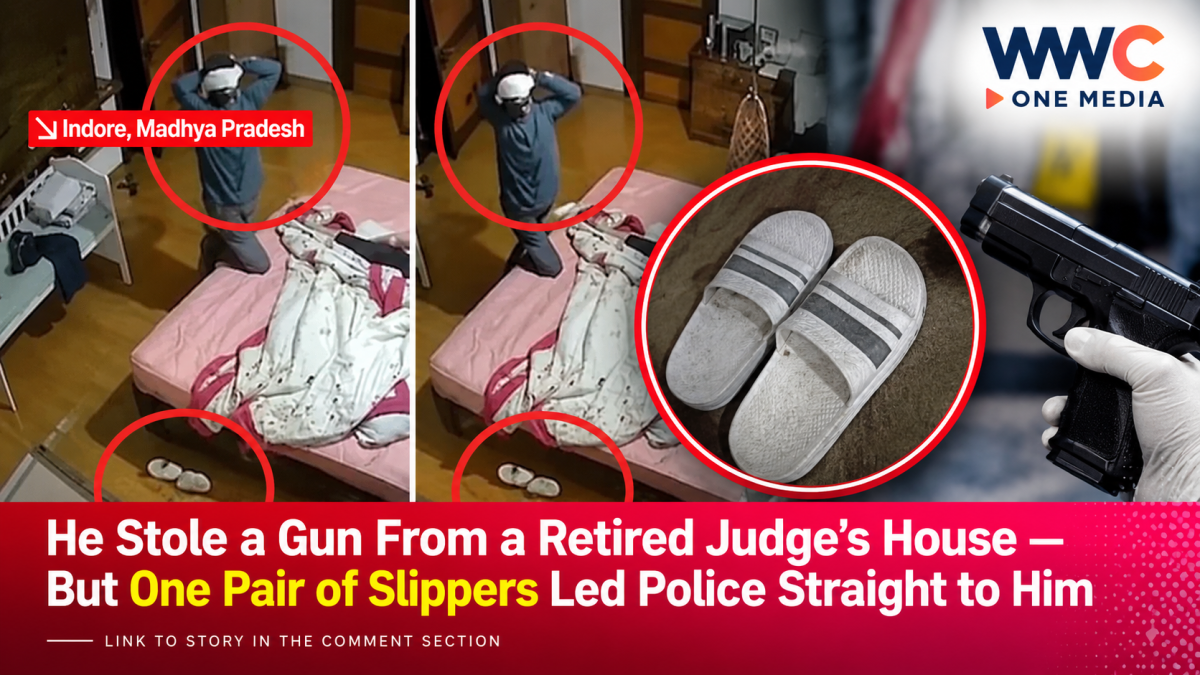 He Stole a Gun From a Retired Judge’s House — But One Pair of Slippers Led Police Straight to Him