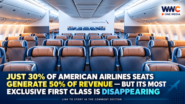 Just 30% of American Airlines Seats Generate 50% of Revenue — But Its Most Exclusive First Class Is Disappearing