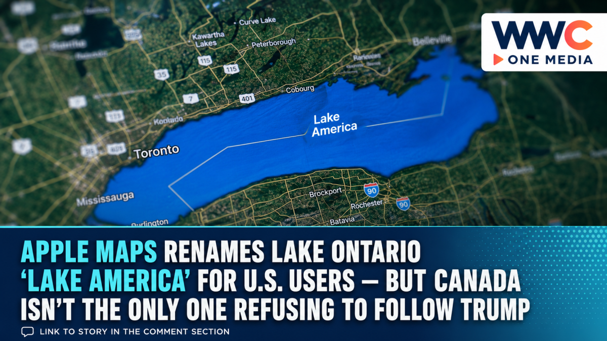 Apple Maps Renames Lake Ontario ‘Lake America’ for U.S. Users — But Canada Isn’t the Only One Refusing to Follow Trump