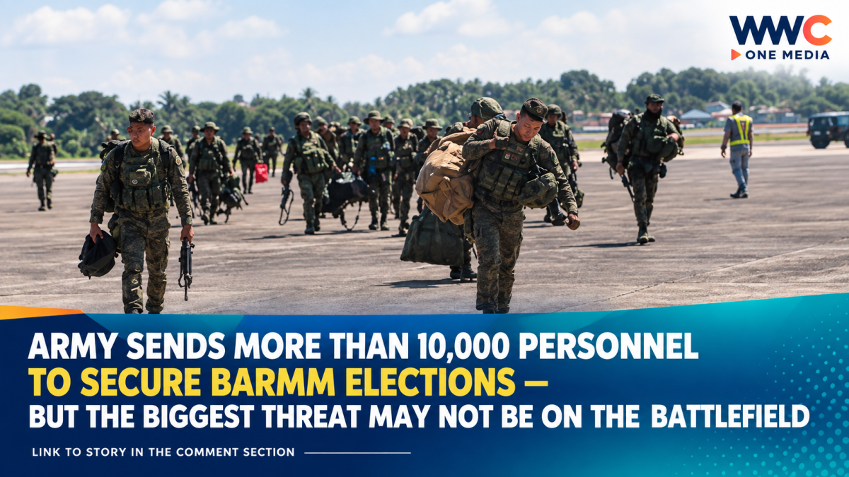 More Than 10,000 Army Personnel Deployed for Historic BARMM Elections as Security Risks Come Into Focus
