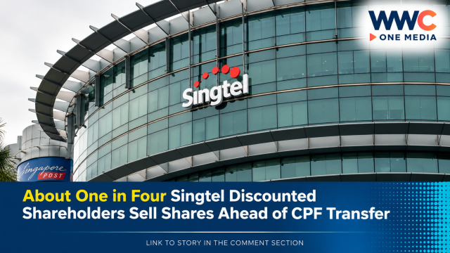 About One in Four Singtel Discounted Shareholders Sell Shares Ahead of CPF Transfer
