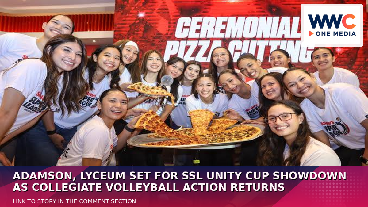 Adamson, Lyceum Set for SSL Unity Cup Showdown as Collegiate Volleyball Action Returns