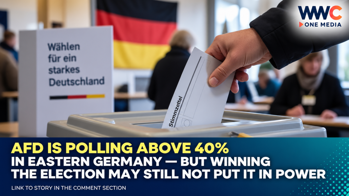 AfD Is Polling Above 40% in Eastern Germany — But Winning the Election May Still Not Put It in Power