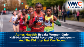 Agnes Ngetich Breaks Women-Only Half-Marathon World Record in Copenhagen — And She Did It by Just One Second