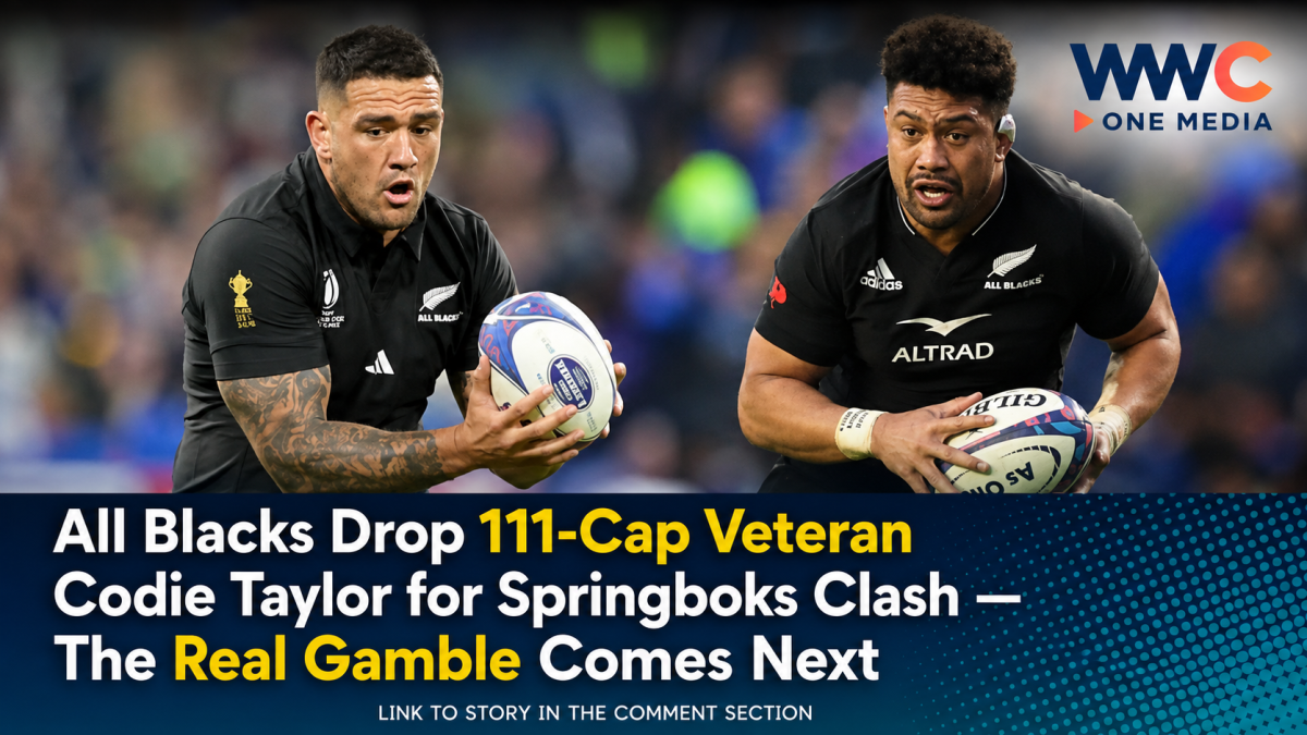 All Blacks Drop 111-Cap Veteran Codie Taylor for Springboks Clash — The Real Gamble Comes Next