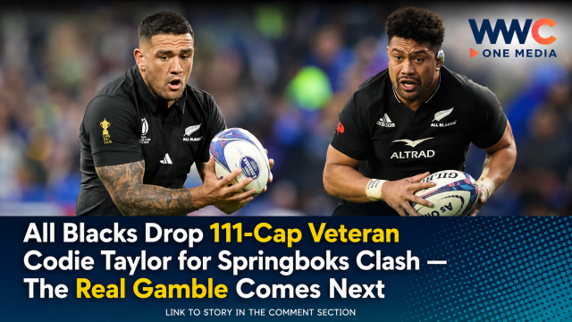 All Blacks Drop 111-Cap Veteran Codie Taylor for Springboks Clash — The Real Gamble Comes Next