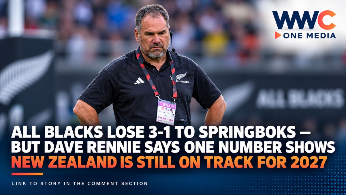 All Blacks Lose 3-1 to Springboks — But Dave Rennie Says One Number Shows New Zealand Is Still on Track for 2027