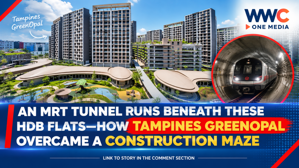 An MRT Tunnel Runs Beneath These HDB Flats—How Tampines GreenOpal Overcame a Construction Maze