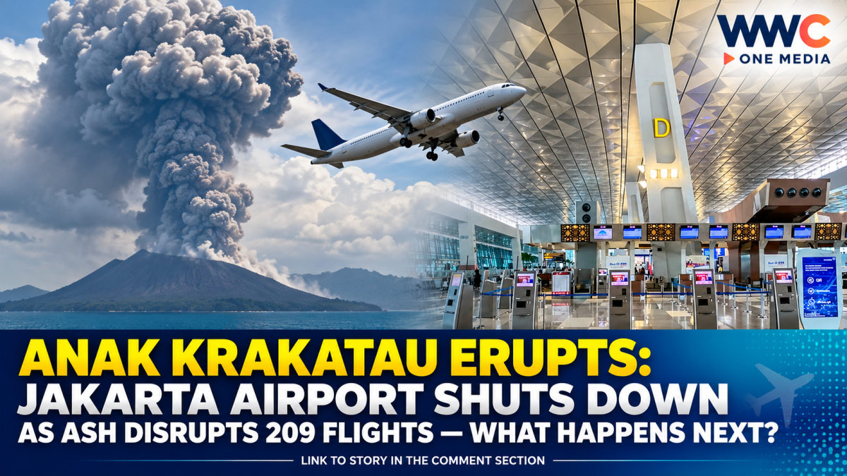 Anak Krakatau Erupts: Jakarta Airport Shuts Down as Ash Disrupts 209 Flights — What Happens Next?