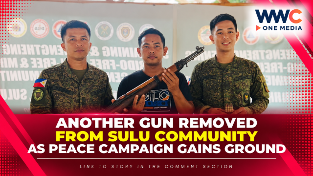 Another Gun Removed From Sulu Community as Peace Campaign Gains Ground