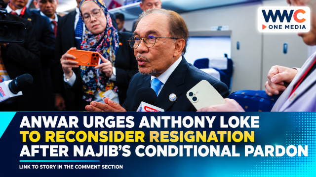 Anwar Urges Anthony Loke to Reconsider Resignation After Najib’s Conditional Pardon
