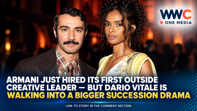 Armani Just Hired Its First Outside Creative Leader — But Dario Vitale Is Walking Into a Bigger Succession Drama