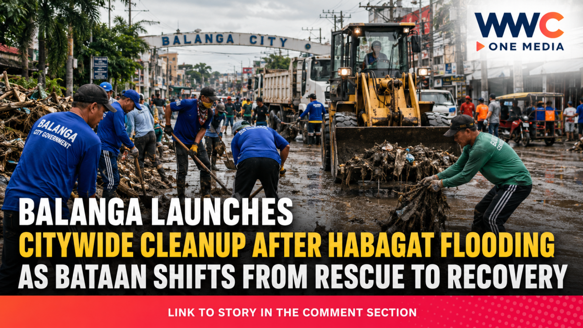 Balanga Launches Citywide Cleanup After Habagat Flooding as Bataan Shifts From Rescue to Recovery